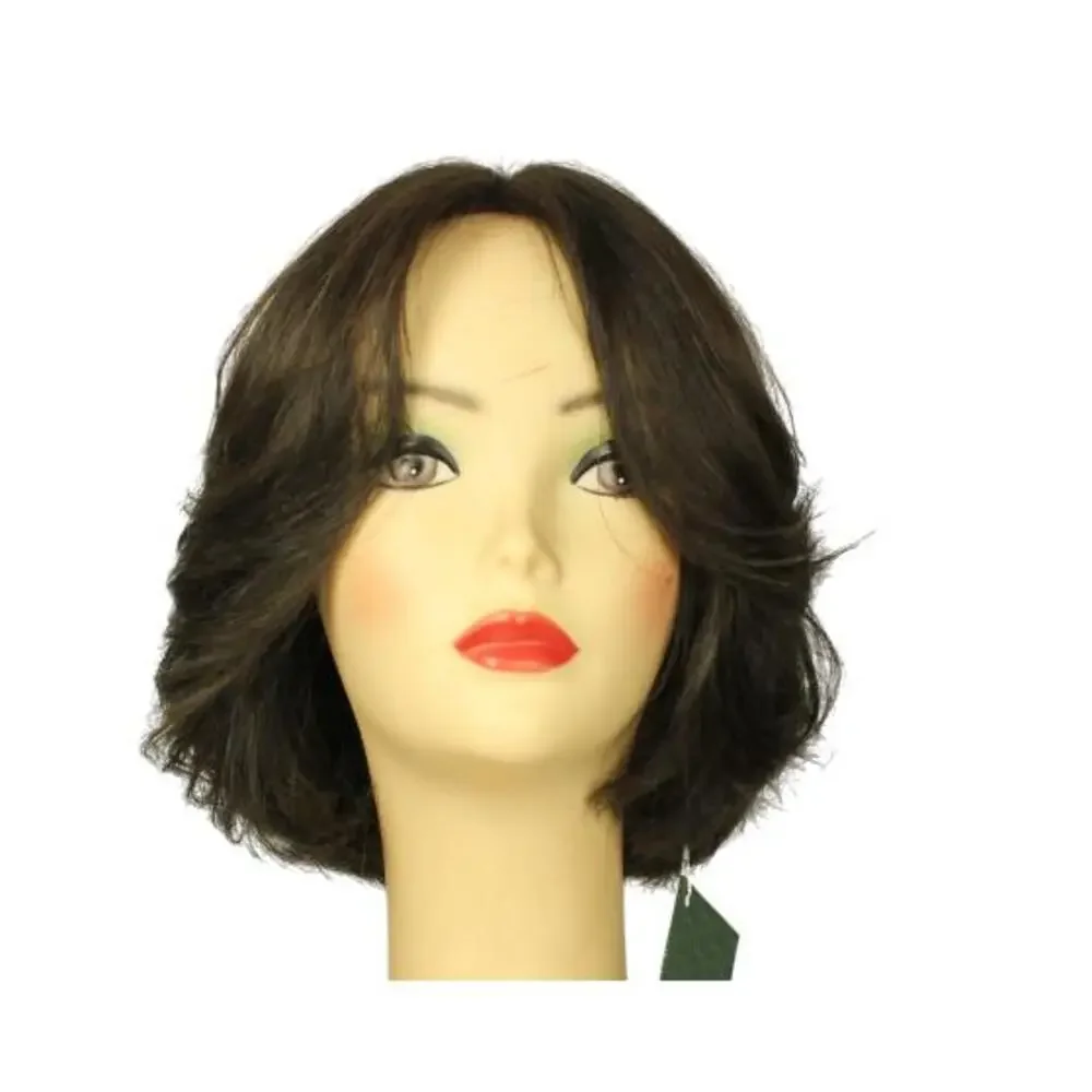 Freeda Wigs Dorothy Dark Brown Multi-Directional Skin Top Size M Pre-Cut